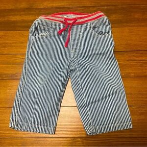 Baby Boden Railroad Striped Pants Size 6-12 Months